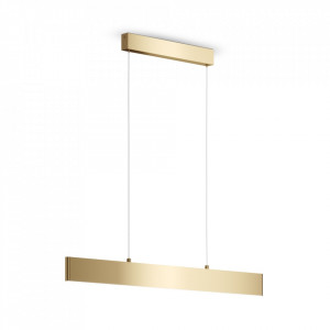 Lustra moderna aurie liniara minimalista cu led Maytoni Step 4000k S