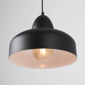 Lustra moderna neagra din metal Aldex Como