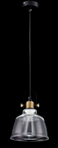 Pendul Maytoni Irving Negru Transparent -11-W
