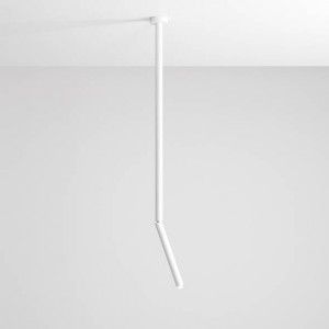 Plafoniera moderna alba liniara din metal Aldex Stick L