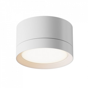 Spot aplicat modern alb rotund din aluminiu Maytoni Hoop 