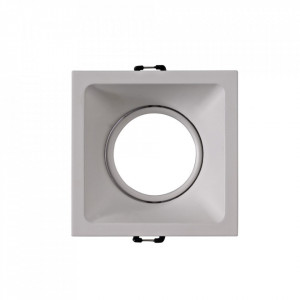 Spot incastrat COMFORT Alb -C0162  Culoare: Alb  Dimensiuni: Lungime 9.2cm, Latime 9.2cm, Inaltime 4cm   Material structura: Metal  Becuri:  1 x GU10 - nu este inclus