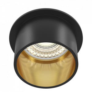 Spot incastrat Maytoni Reif Negru Auriu- 01GB
