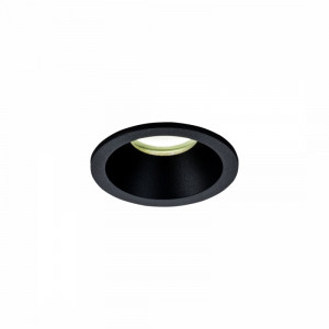 Spot incastrat modern negru rotund Mantra Comfort