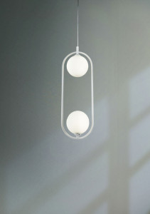 Pendul alb Maytoni Ring -02W