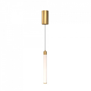 Pendul modern auriu liniar cu led Maytoni Ray 3000k