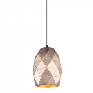 Pendul modern auriu roz cu interior auriu Italux Harley d15