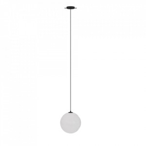 Pendul modern negru cu glob cu led Maytoni Luna d20 s