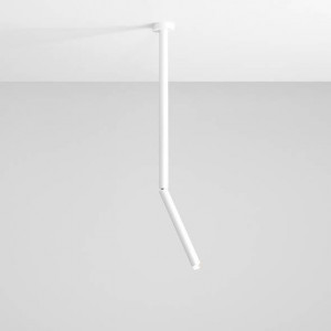 Plafoniera moderna alba liniara din metal Aldex Stick S