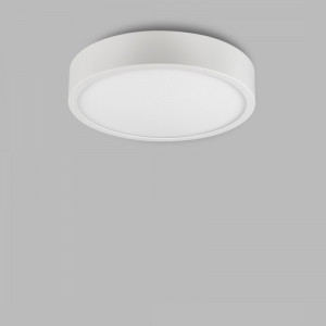 Plafoniera moderna alba rotunda cu led 3000k Mantra Saona Superficie L