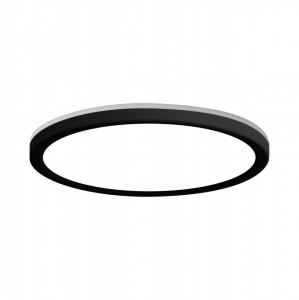 Plafoniera moderna neagra rotunda Italux Corte d40