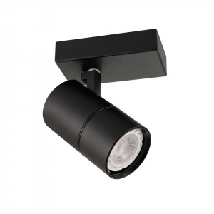 Spot aplicat modern negru rotund Italux Laconi