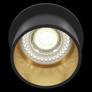Spot incastrat Maytoni Reif Negru Auriu- 01GB