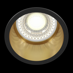 Spot incastrat Maytoni Reif Negru Auriu 2- 01GB