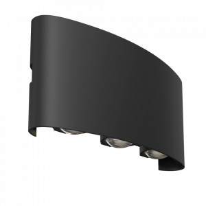 Aplica perete exterior Maytoni Strato Negru- L6B3K