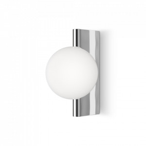 Aplica perete moderna chrome cu glob de sticla Maytoni Avant-garde