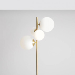 Lampadar modern alama liniar cu 4 globuri din sticla Aldex Bloom