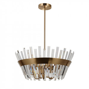 Lustra moderna bronz cu cristale Italux Altoya M