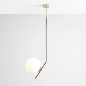 Pendul modern auriu cu glob de sticla Aldex Gallia