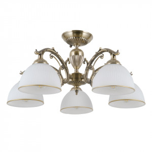 Plafoniera clasica bronz cu 5 brate Italux Phenesis