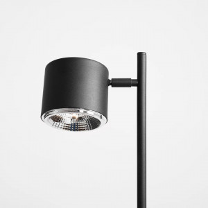 Veioza moderna neagra minimalista din metal Aldex Bot