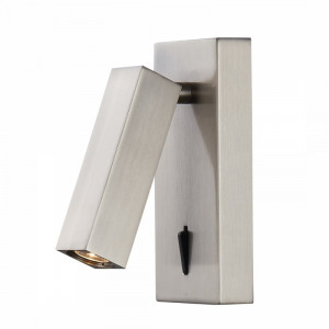 Aplica nickel, Aplica perete, Aplica dormitor nickel, Aplica perete argintie, Aplica perete lampa, Aplica perete metal, Lampa de perete, Aplica dormitor, Iluminat interior, Aplica perete moderna, Aplica living, Aplica moderna dormitor, Aplica dormitor mod
