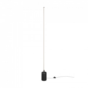 Lampadar modern negru liniar cu led Maytoni Flow