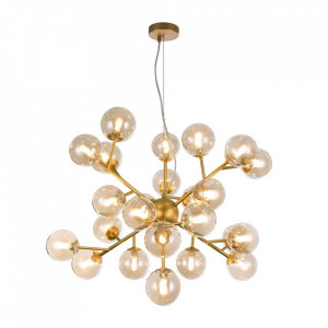 Lustra aurie din metal cu 24 globuri de sticla Maytoni Dallas