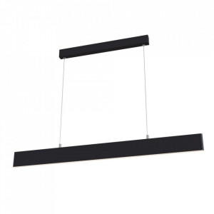 Lustra moderna neagra liniara minimalista cu led Maytoni Step 4000k M