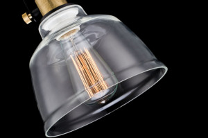 Pendul Maytoni Irving Negru Transparent -11-W