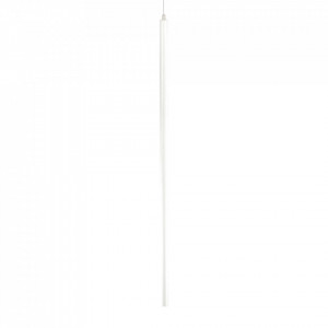 Pendul minimalist cilindric alb Ultrathin Ideal-Lux M