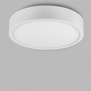 Plafoniera moderna alba rotunda cu led 3000k Mantra Saona Superficie XL