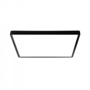 Plafoniera moderna neagra patrata Italux Bastia l45