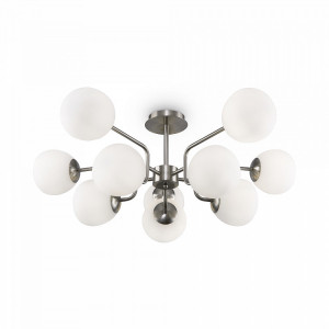 Plafoniera nickel, Plafoniera metal, Plafoniera moderna nickel, Plafoniera moderna dormitor, Plafoniera moderna bucatarie, Plafoniera living, Plafoniera moderna, Plafoniera dormitor, Plafoniera dormitor metal, Plafoniera moderna minimalista, Plafoniera mi