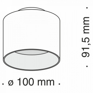 Spot aplicat Maytoni Planet Alb-L12W