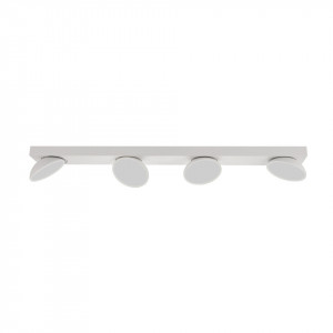 Spot aplicat modern alb rotund cu 4 brate led Italux Castelia