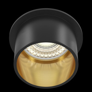 Spot incastrat Maytoni Reif Negru Auriu- 01GB