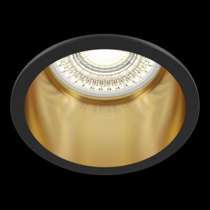 Spot incastrat Maytoni Reif Negru Auriu 2- 01GB