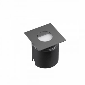 Spot incastrat modern pentru scara grafit patrat Mantra Aspen