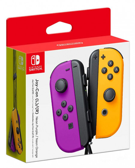 Switch Gamepad Joy-Con Pair Neon Purple/Neon Orange