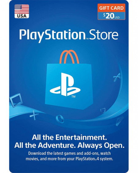 Playstation Wallet PSN Gift Card $20 USA dolari