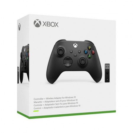 Gamepad Microsoft XBOX ONE Wireless Black + Adapter For Windows