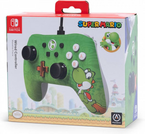 Gamepad PowerA Nintendo Switch Super Mario - Yoshi edition