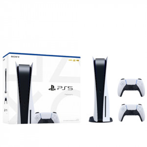 Konzola Sony PlayStation 5 PS5 CD/DISC edition 825GB + PS5 Dualsense white