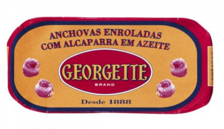 Anchova com Alcaparra em Azeite Georgette 50g (4 conservas)