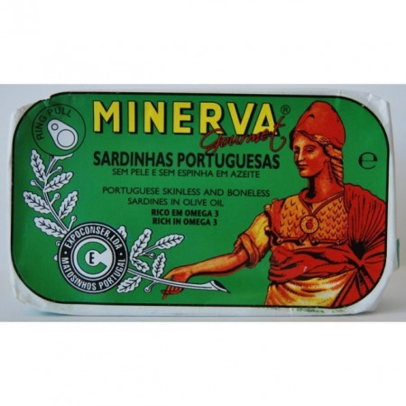 Minerva Sardinhas sem Pele sem Espinhas em Azeite 120g