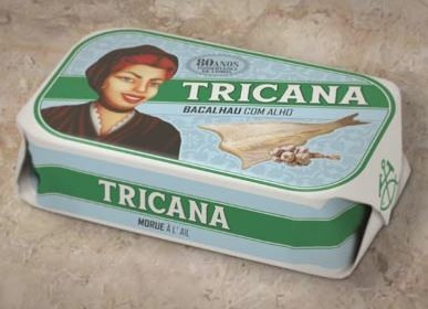 Tricana Bacalhau com Alho 120g (5 conservas)