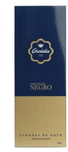 Arcádia Chocolate Preto Linguas Gato (35 uni.)