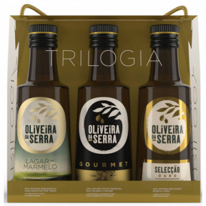 Azeite Oliveira da Serra Trilogia Degustação Az. Virgem Extra 0,25l X 3 uni