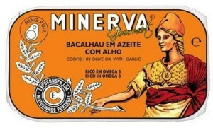 Codfish in Olive Oil and Garlic Minerva 120g